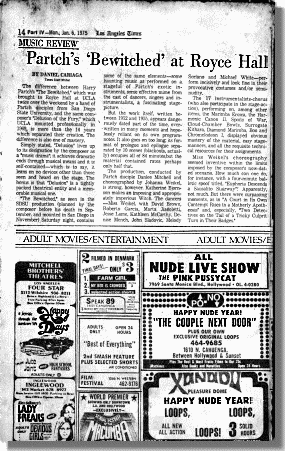 Review of Bewitched at Royce Hall in L.A. Times